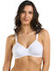 Bra without Padding Underwire White