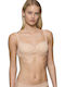 Body Make Up Balconette Balconette Bra with Light Padding Underwire Beige