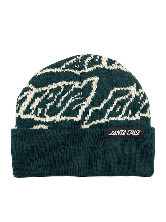 Beanie Beanie Knitted in Green color