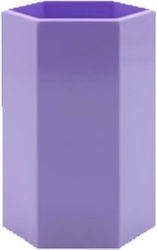 Plastic Pencil Holder in Purple Color 1pcs