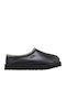 Tasman Men's Leather Slippers Black