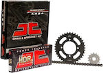 JT Sprockets Σετ Γρανάζια Αλυσίδα (14-45-428x124 HDR) για Malaguti Spectre 125cc GP