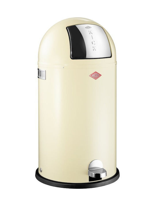 Coș de gunoi 40l Kickboy Bej Wesco