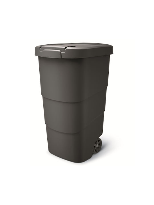 Prosperplast Kunststoff Mülleimer Schwarze 110lt