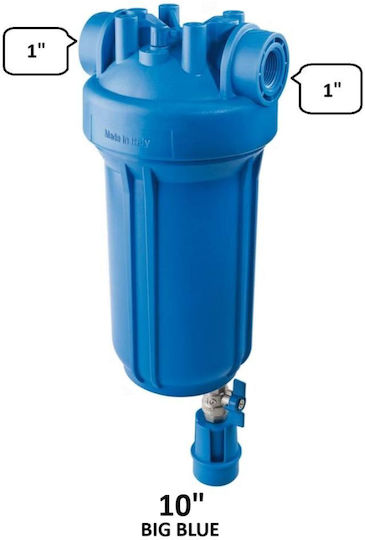 Atlas Filtri Dp Big Mono Water Filtration System Single Under Sink / Central Supply Micron 1''