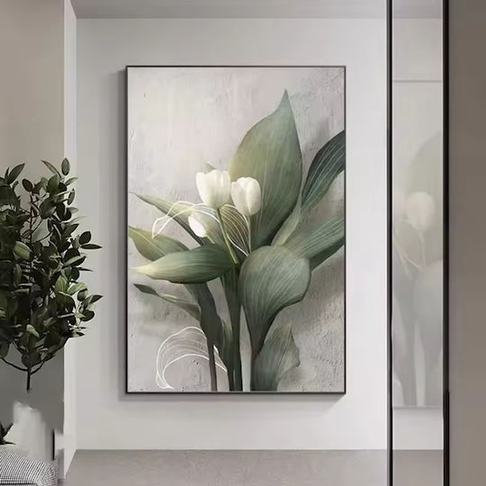 Oil Painting Flower Canvas Dimension 60x80cm Oil Painting Flower Canvas Dimension 60x80cm