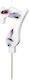 PartyDeco Birthday Candle Number "7" in White C...