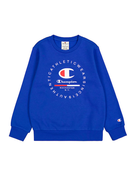 Champion Kids' Shirt Long Sleeve Blue Roulette 306843-BS008