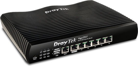 Draytek Vigor 2927 (DE) Ασύρματο Router Wi‑Fi 5 με 5 Θύρες Gigabit
