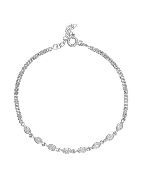 Excite-Fashion Bracelet made of Silver with Zircon