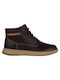 Skechers Leather Brown Men's Boots Anatomical