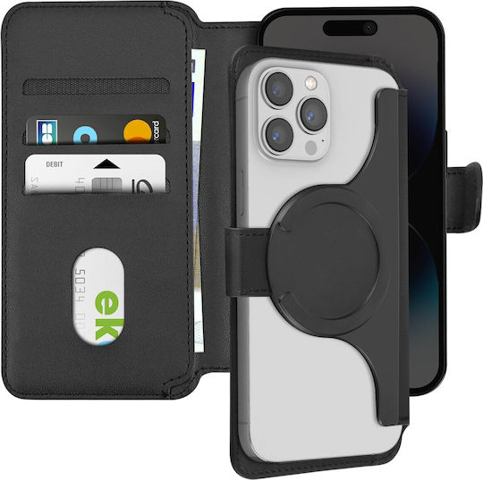 4smarts Magsafe Universal Wallet Case Size Xl Magnetic Closure Black