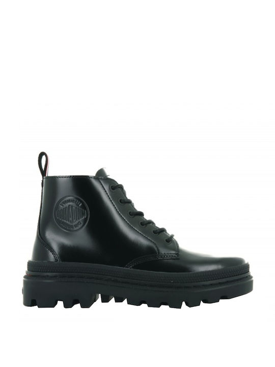 Pallatrooper Leather Black Men's Boots