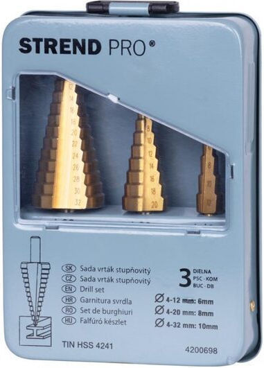 Strend Pro Burghiu HSS Titan cu Tija Cilindrică pentru Metal 0.5mm