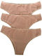Βαμβακερά Women's Brazil 3Pack Beige