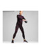 Long Women's Sweatshirt Hooded Midnight Plum