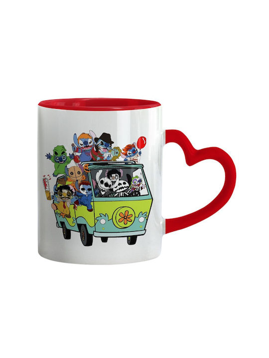 Koupakoupa Halloween Mug Ceramic Red 330ml