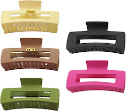 Set of Hair Clips Multicolour 12pcs