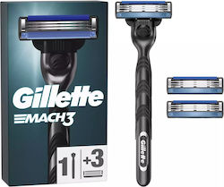 Gillette Mach 3 Ξυραφάκι με Ανταλλακτικές Κεφαλ...
