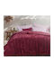 Nef-Nef Homeware Duvet Cover Single 160x220cm Compose Red 300 GSMGsm