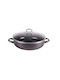 Kochstar Lava Primus Sautieren aus Aluminium mit Deckel mit Emaille Innenbeschichtung 28cm