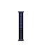 Apple Alpine Loop Small Black Titanium Finish Strap Fabric Navy (Apple Watch 44, 45, 46, 49mm)