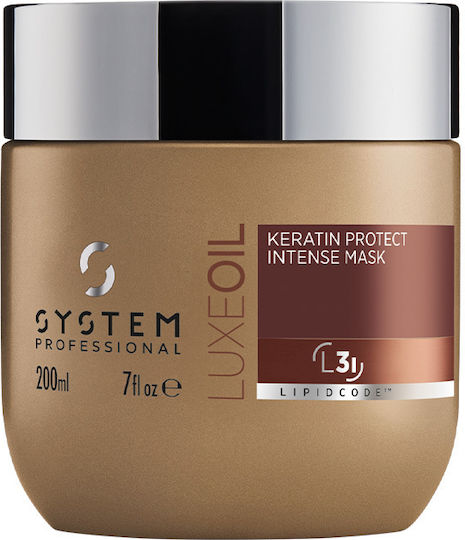 System Professional Lipid Code Haarmaske Für Stärkung Mit Keratin & Argan 200ml