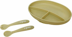 U-Grow Baby Food Plate Made of Silicone 3 Pieces U-Grow Baby Food Plate Made of Silicone 3 Pieces