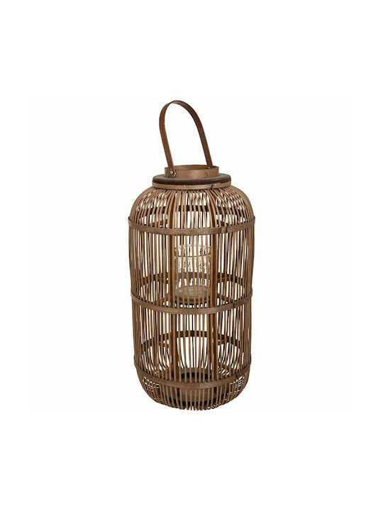 Alexandra House Living Bamboo Lantern Brown