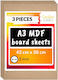 Creative Deco 3 X A3 Mdf Board 420 X 300 X 3 Mm...