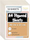 Creative Deco 10 x A4 Pappelsperrholz 300 x 210...