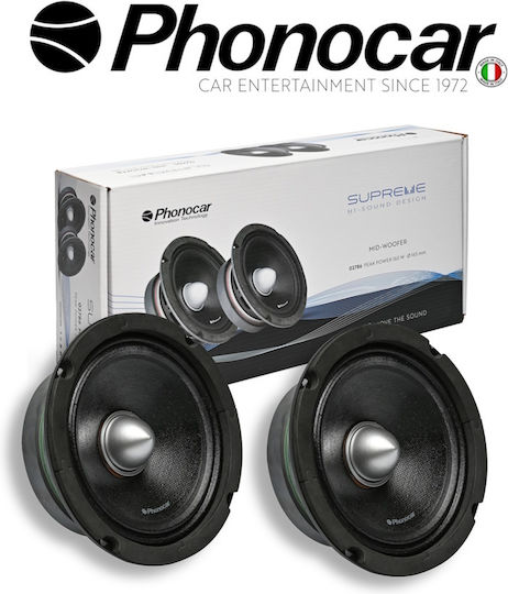 Phonocar Auto-Lautsprecher Supreme 6.5" mit 80W RMS (Tieftöner)