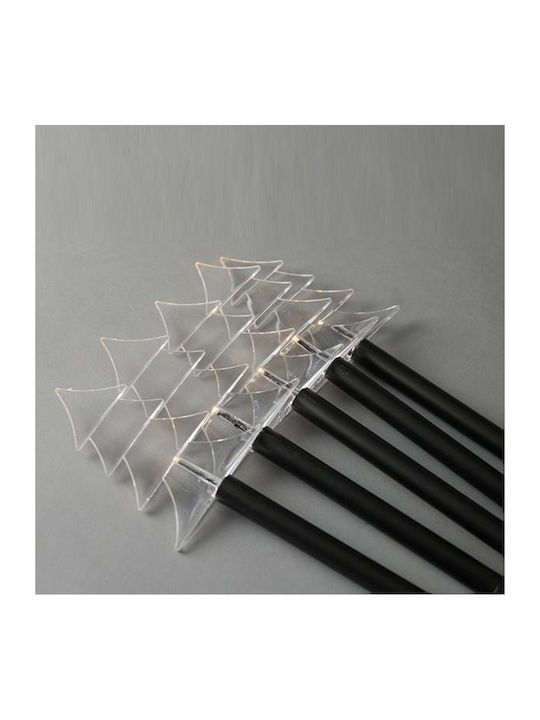 5 Lights LED 2m. Warm White Solar in String 1pcs