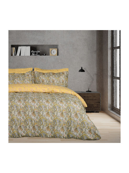 Das Home Duvet Cover Set Cotton Queen with 2 Pi...