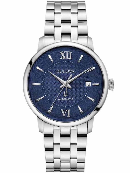 Bulova Ceas Barbati Baterie cu Brățară Argintie din Metal