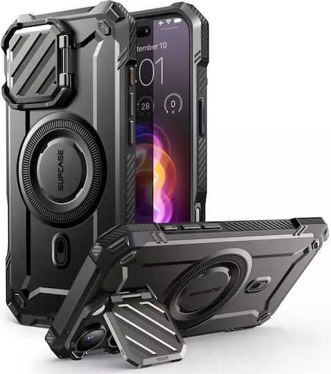 Supcase Unicorn Beetle Mag Xt Back Cover Plastic / Silicone Black (iPhone 16 Pro)
