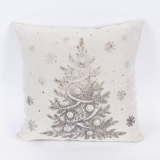 Eurolamp Perna Decorativă de Crăciun Pătrat Bej 45x45buc