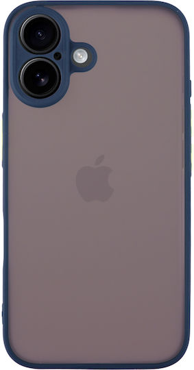 Lime Hardshell Fusion Full Camera Protection Back Cover Πλαστικό / Σιλικόνης Μπλε (iPhone 16 Plus)