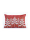 Nef-Nef Homeware Perna Decorativă de Crăciun Oblong Roșu 30x45buc