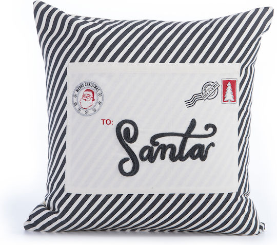 Nef-Nef Homeware Коледна Декоративна Възглавница Christmas Is All Around Квадрат Многоцветен 45x45cm