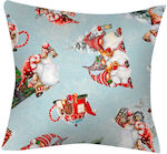 Borea Christmas Decorative Pillow Square Blue 4...