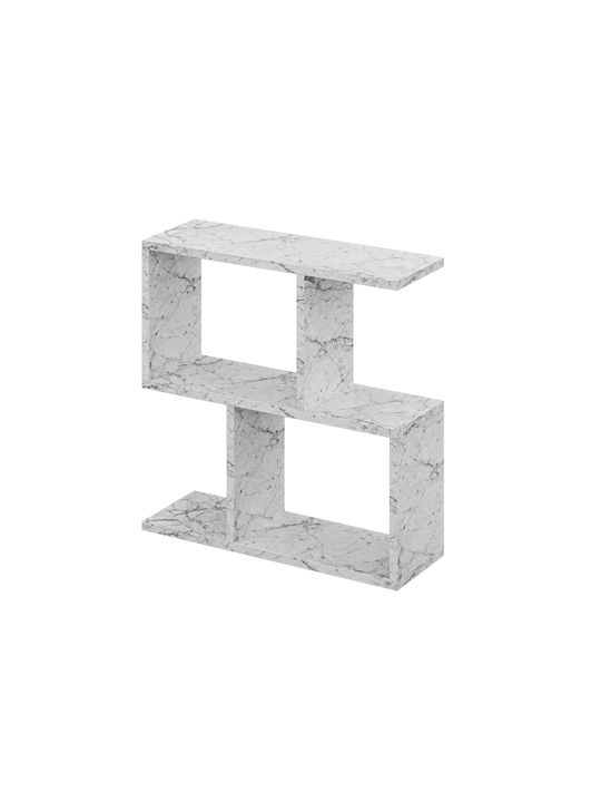 Rectangular Măsuță Auxiliară Homemania de Lemn Marble L60xP20xH60cm.