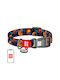 WauDog Dog Collar in Orange Color Small 15mm x 25 - 35cm