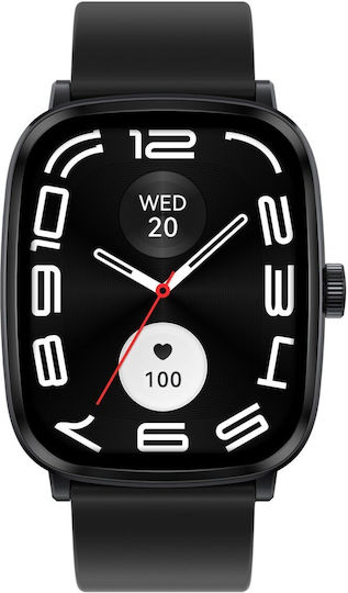 Haylou RS5 50mm Smartwatch with Heart Rate Monitor (Black)