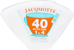 Jacqmotte Coffee Paper Filter 40pcs 263204