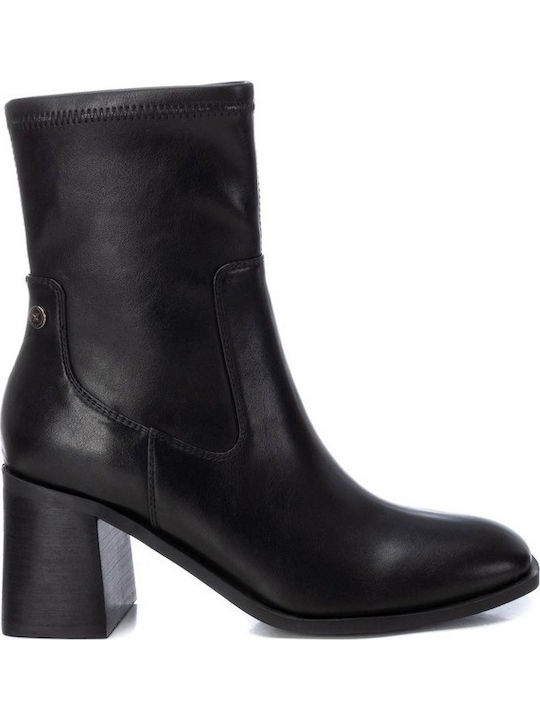 Women's Ankle Boots with Medium Heel Black