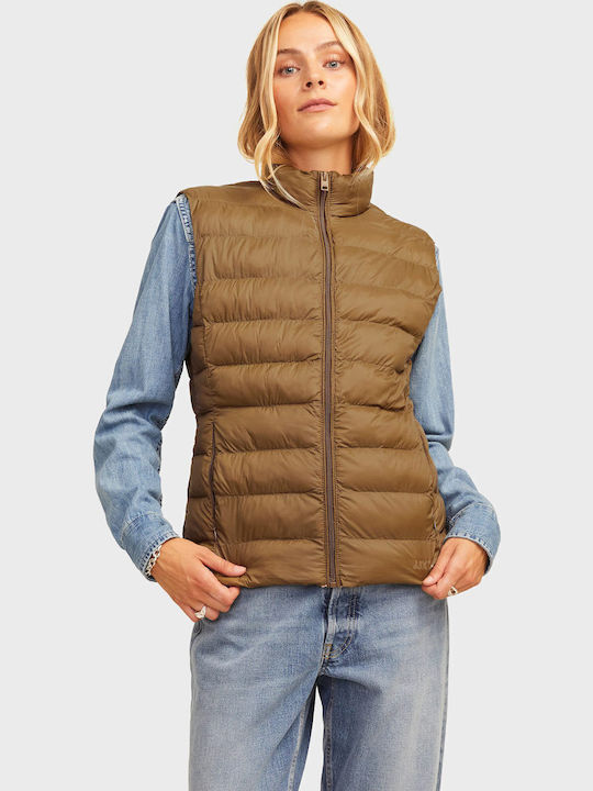 Nora Women's Short Lifestyle Jacket for Winter Chestnut