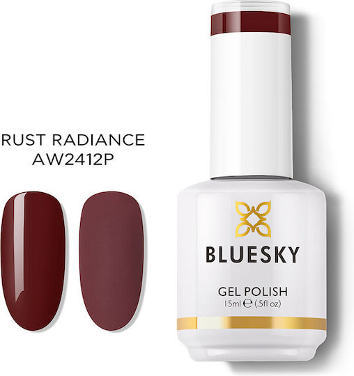 Bluesky Halb-permanenter Nagellack Rust Aw2412 15ml 1Stück