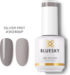 Bluesky Gel-Nagellack Silver Mist Aw2406 15ml