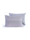 Nef-Nef Homeware Pillowcase with Envelope Cover Grey 52x72cm.